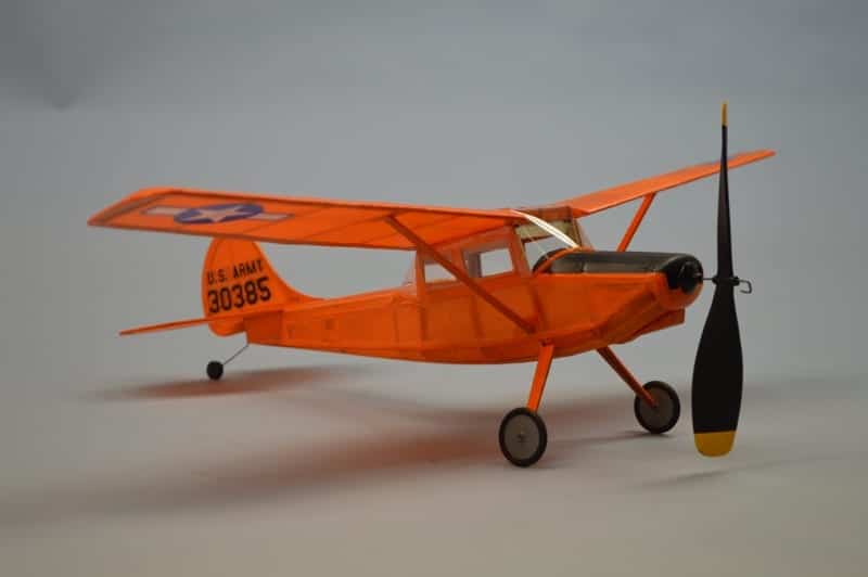45.72cm Dumas L-19 Bird Dog - A Scale Rubber Powered Flying Model 236 