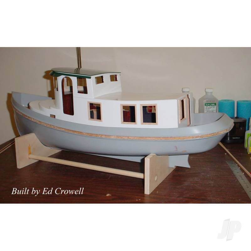 RC Convertible Handmade Wooden Boat Model Lord Nelson Victory Tugboat 28" 