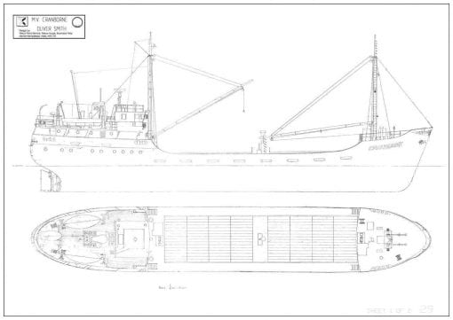 M.V. Cranborne PB29 Plan (2 Sheets)