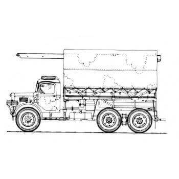 ML150 Austin 3 ton 6 x 4 lorry with breakdown gantry