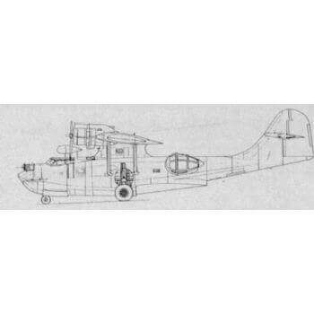 Consolidated PBY Catalina Line Drawing 3114
