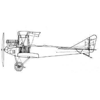 Albatros B1 Line Drawing 2994