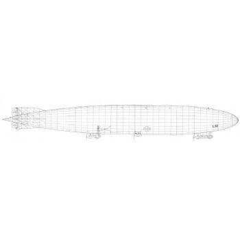 Zeppelin R Type Line Drawing 2982
