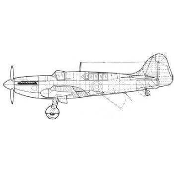 Fairey Firefly Drawing Line Drawing 2900