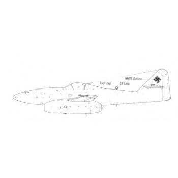 Messerschmitt 262A 1A Line Drawing 2891