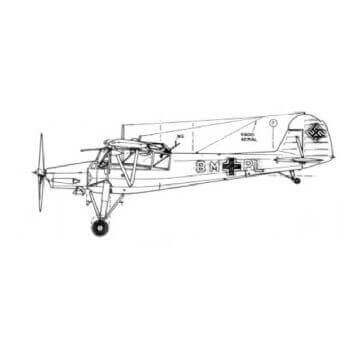 Fiesler Storch Line Drawing 2865