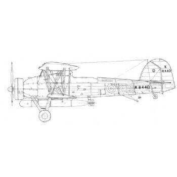 Fairey Swordfish Mks. I And II Line Drawing 2795