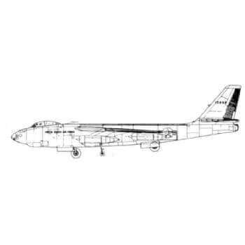 B47c Strato Jet Line Drawing 2415