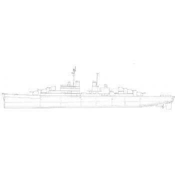 USS Aitchison BM1385 Warship Plan