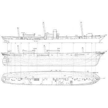 Alabama CSS MM1027 Static Sail Plan