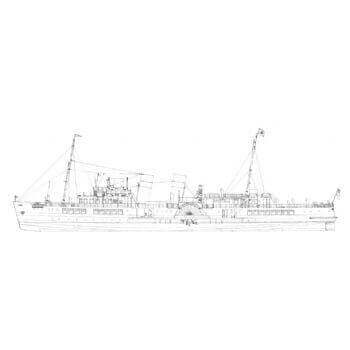 Waverley  Paddle Ship MM1457 Plan