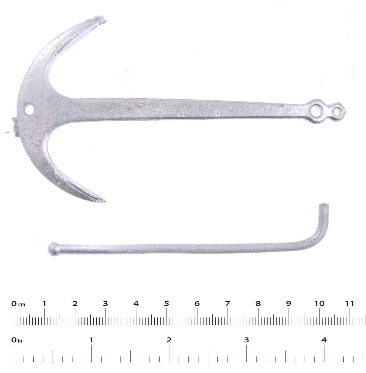 White Metal Boat Fittings Barge Anchor