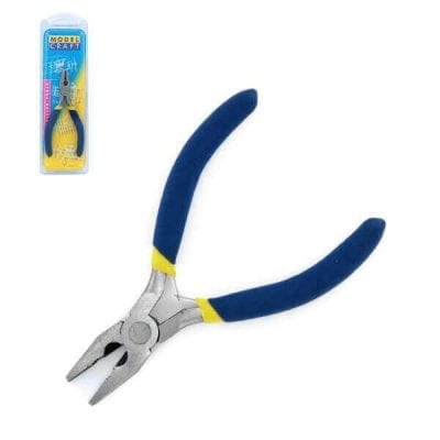 Flat nose serrated combination pliers 120mm