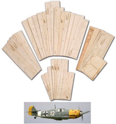 Messerschmitt Bf109E (68") - Full Set