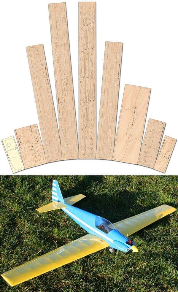 Fournier RF-7 Laser Cut Wood Pack