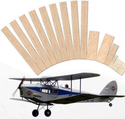 DH Fox Moth - Laser Cut Wood Pack