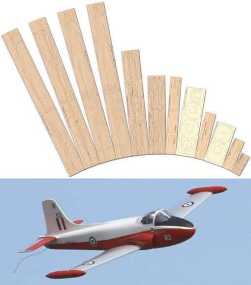 Jet Provost T.3/T.4 - Laser Cut Wood Pack