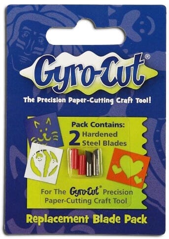 GYRO-CUT craft tool plus TWO blade packs Gyrocut Cutting Swivel Decoupage Card 