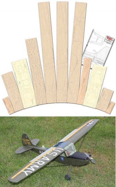Cessna Bird Dog - Plan & Laser Cut Wood Pack Offer