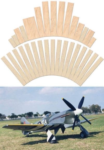 Hawker Tempest 5 - Laser Cut Wood Pack