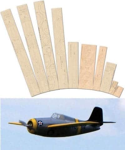 Grumman F4F Wildcat - Laser Cut Wood pack