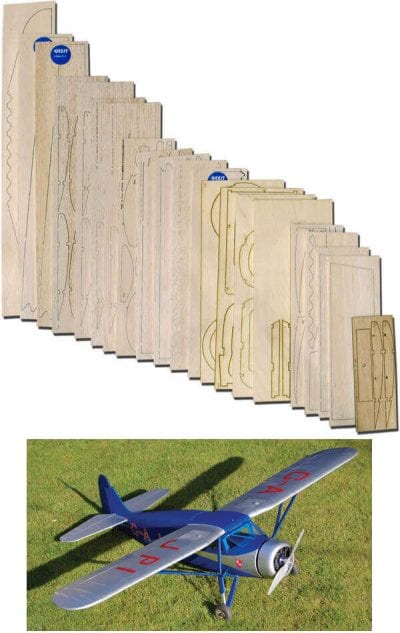 Fairchild 24W 'Argus' - Laser Cut Wood Pack