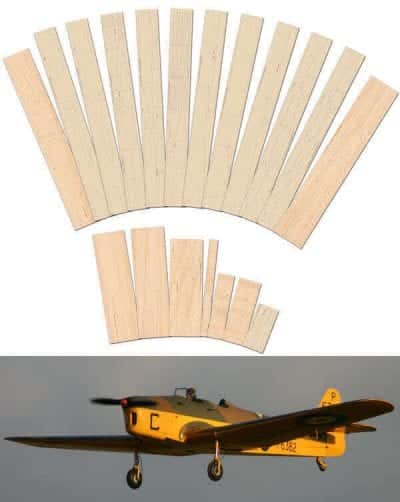 Miles M.14 Magister (68") - Laser Cut Wood Pack