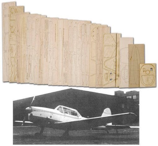 DCH-1 Chipmunk (68") - Laser Cut Wood Pack