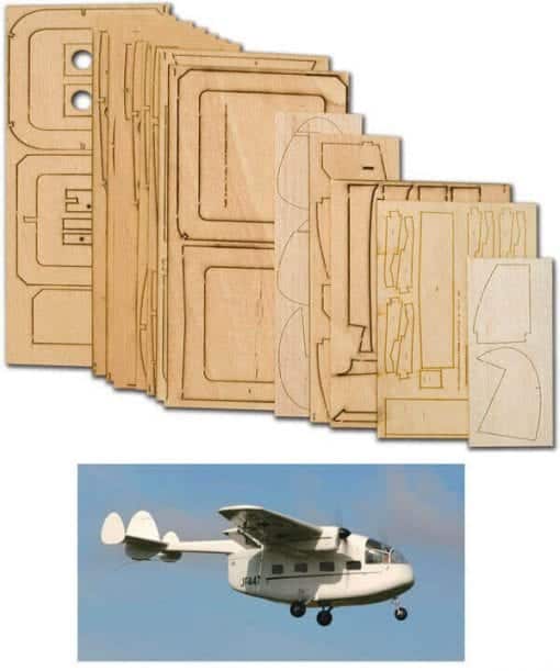 Miles M.57 Aerovan - Laser Cut Wood Pack