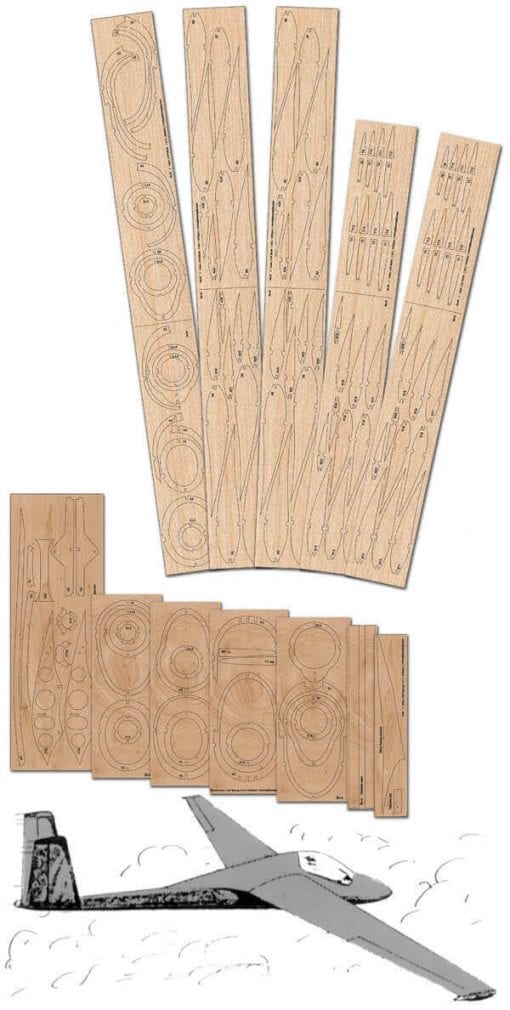 Breguet Fauvette - Laser Cut Wood Pack