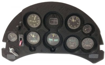 Boeing P-26A Peashooter - 3D Printed Instrument Panel